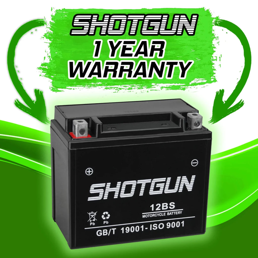 Battery Motorsports Shotgun YTX12-BS with Suzuki GSX-R1000 Compatible