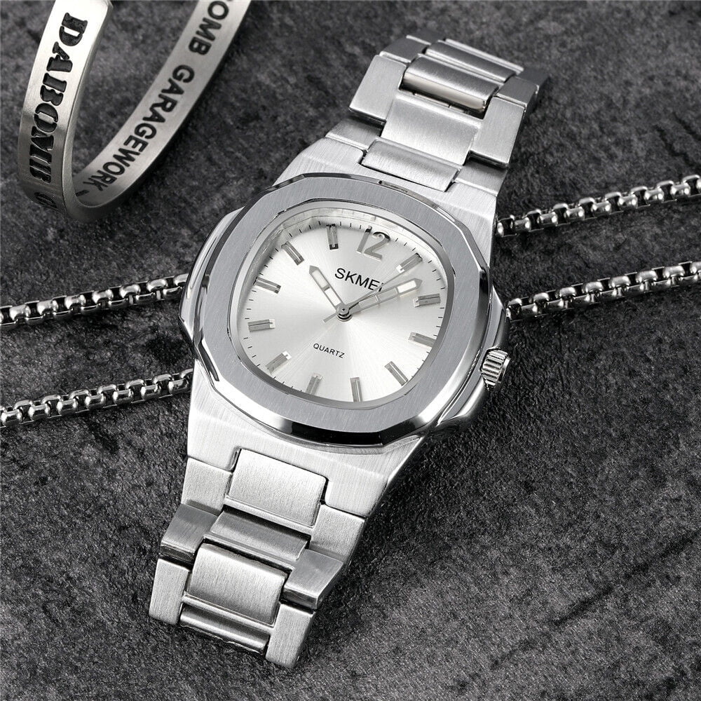 Men Wristwatch Male Luxury Gift Gold Quartz For Steel Business Watch