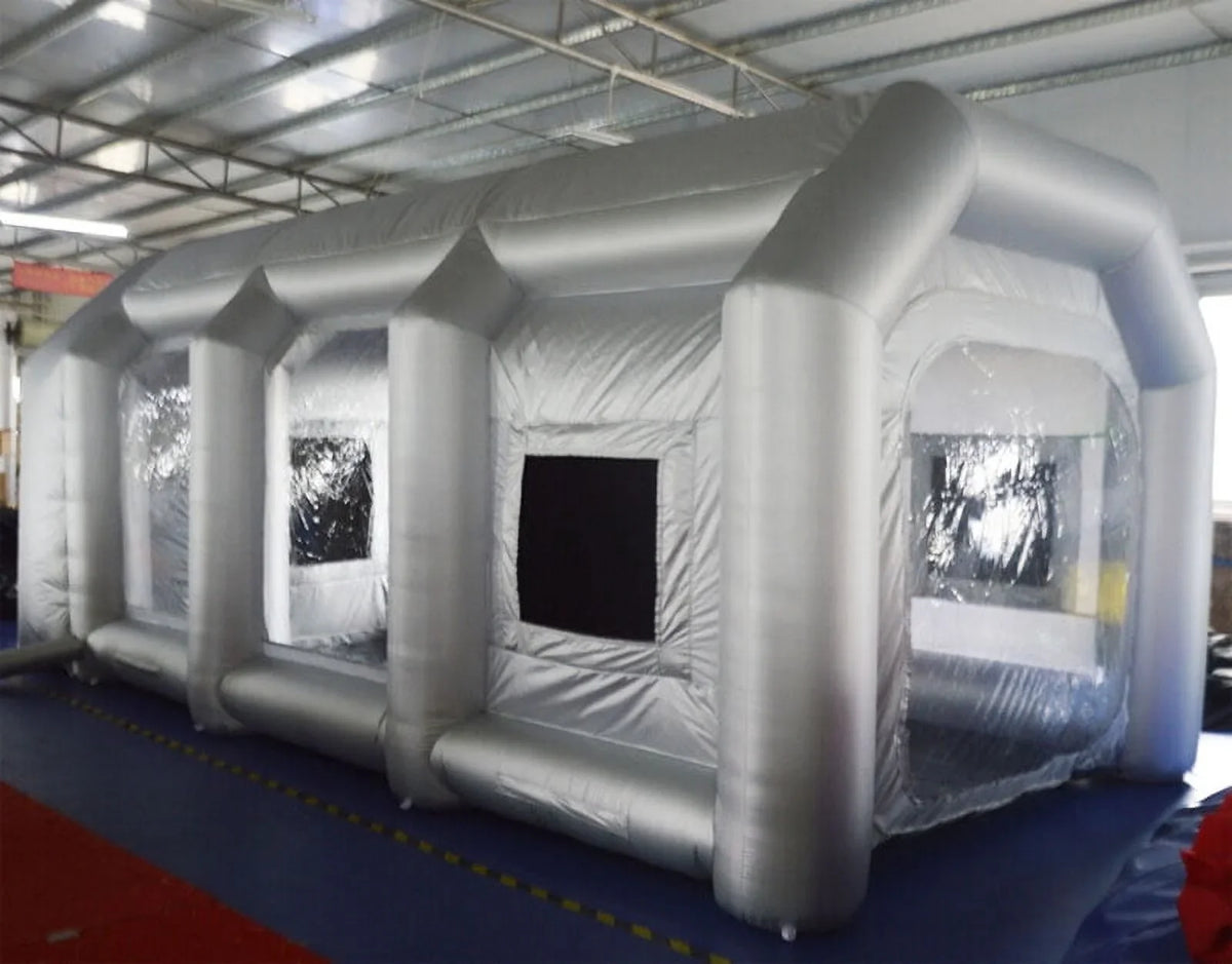 Blower 2 Inflatable Filtration Painting System Booth Portable Car 33*16*11ft TECHTONGDA Inflatable Booth with Spray with Spray Air Booth