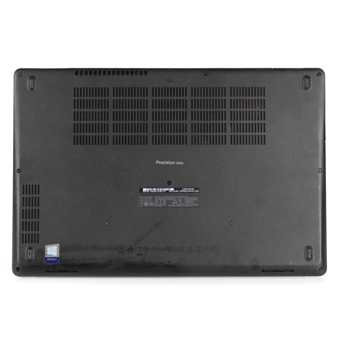 Graphics M.2 Used 10 3520 v.WCA Home SSD i7 8GB 15.6" B Integrated Precision Win Laptop Core 256GB