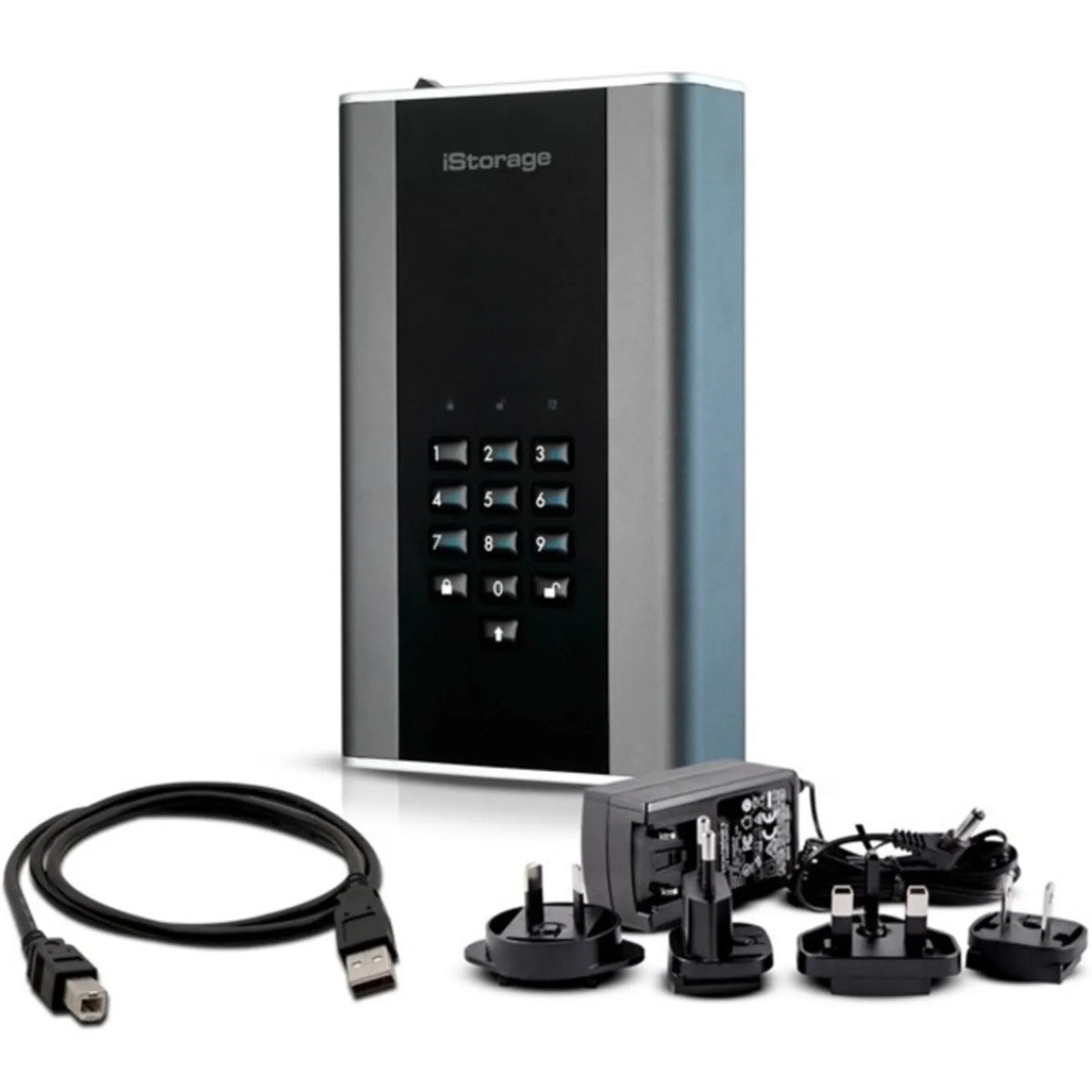 TB - 20 Compliant TAA Desktop - DT2 diskAshur External (is-dt2-256-20000-c-x) Hard iStorage Drive