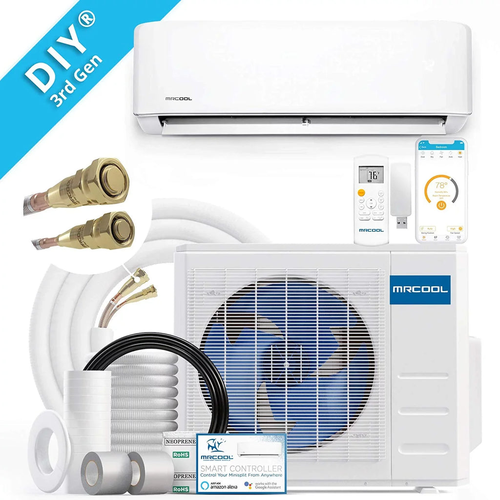 Generation DIY Pump MRCOOL 24k Heat - Energy Split Star 230v 20 BTU 3rd System Ductless SEER