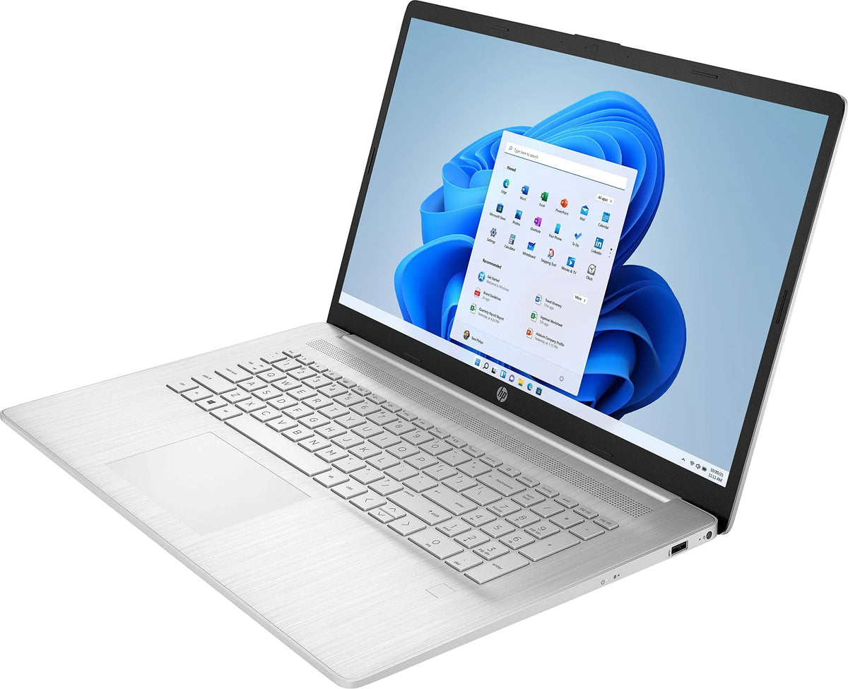 i5-1135G7, RAM, HDMI, Core Laptop Silver+YSC WiFi, 256GB Iris 11th Graphics, SSD, Webcam, 17.3 Quad HP USB-C, 11, 2022 Accessory Xe Windows Computer, 12GB