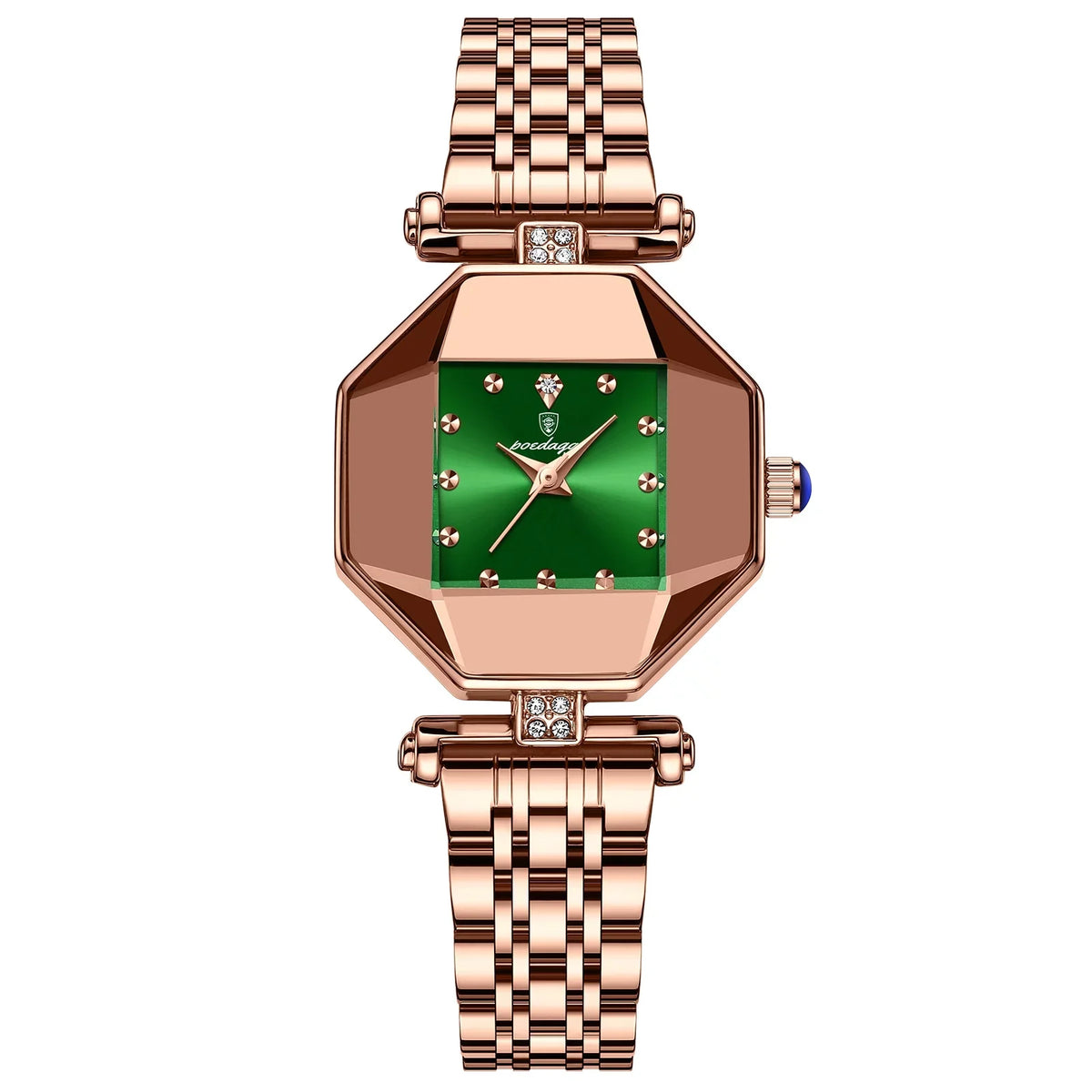 Women Quartz Stainless Stain Watches POEDAGAR Gift Fashion Gold Rose Top Brand Ladies Steel Watch Wristwatch Luxury Waterproof