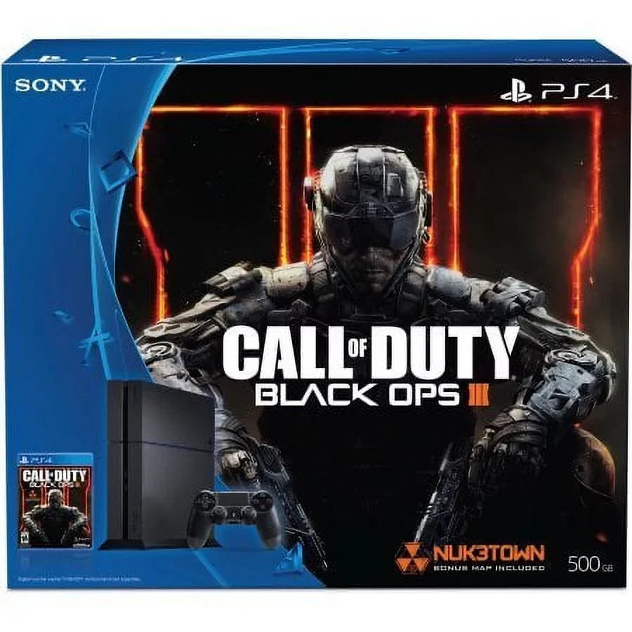 III Bundle Black Console Ops (PS4) of 500GB 4 with PlayStation Duty Call