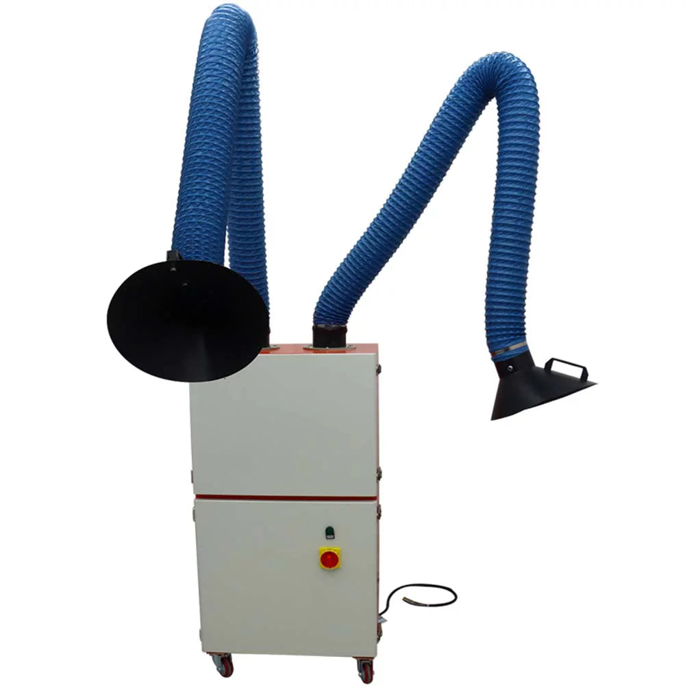 Fume INTBUYING Extractor Dual Mobile Purifier Smoke 220V Arm Welding
