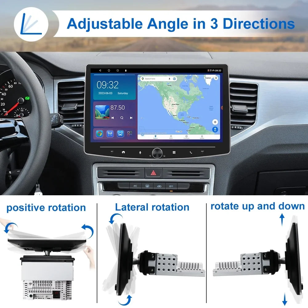 Carplay Camera Single including USB with Bluetooth Radio Android 10 Link Car Multimedia Reversing Inch AHD Player Auto FM USB Mirror Screen Audio Din HD Touch 1 Receiver Stereo