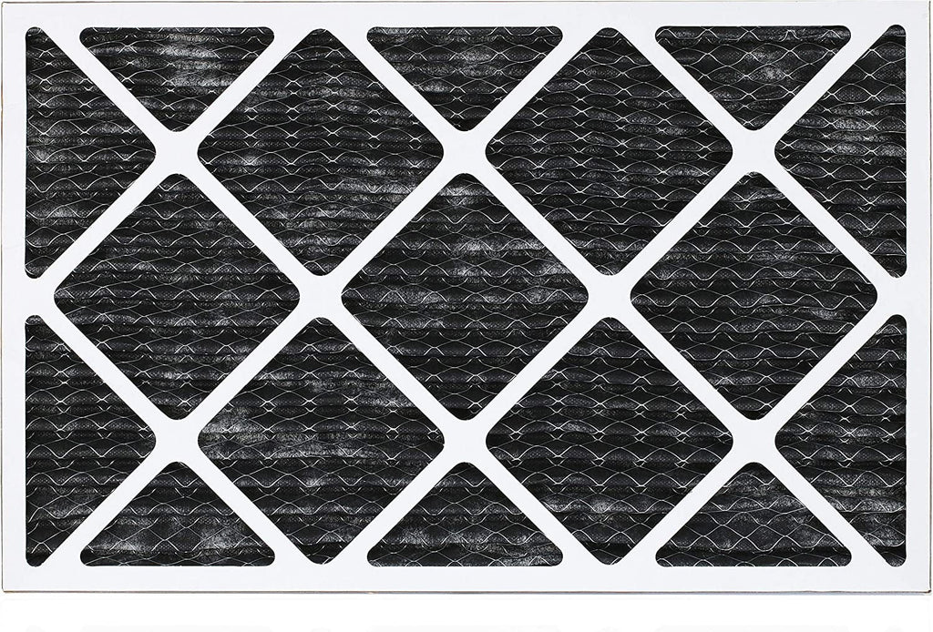 16x24x1 AC Filters Activated Odor (1-Pack) Filterbuy HVAC 8 Furnace with Carbon Eliminator MERV Pleated Air