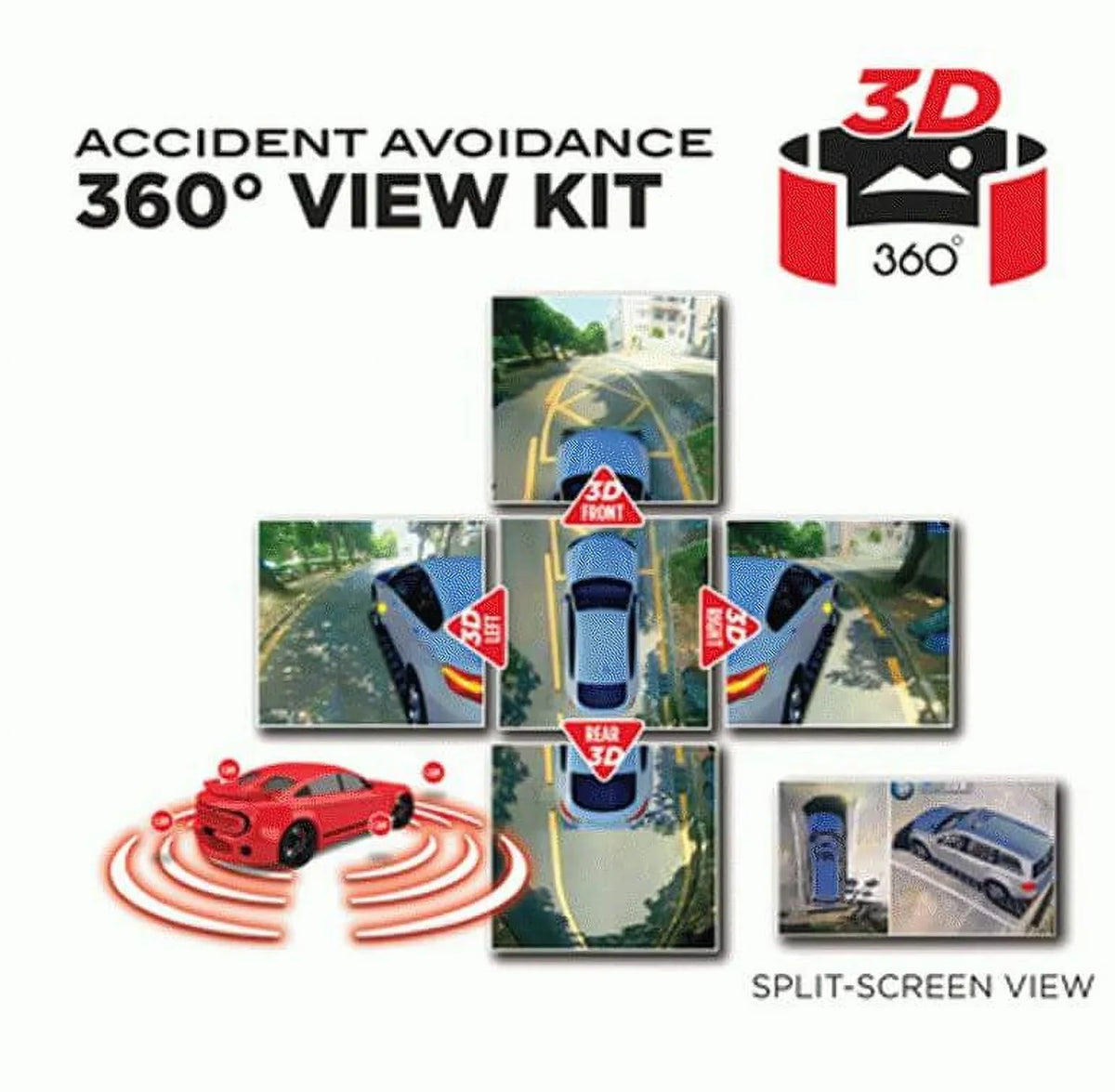 Universal iBeam Mirror 360 Kit Dashcam/Rearview TE-360M45 - degree