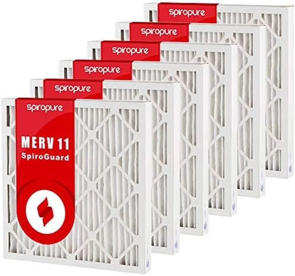 11 - made in filters (6 pleated 16x20x2 air merv pack)