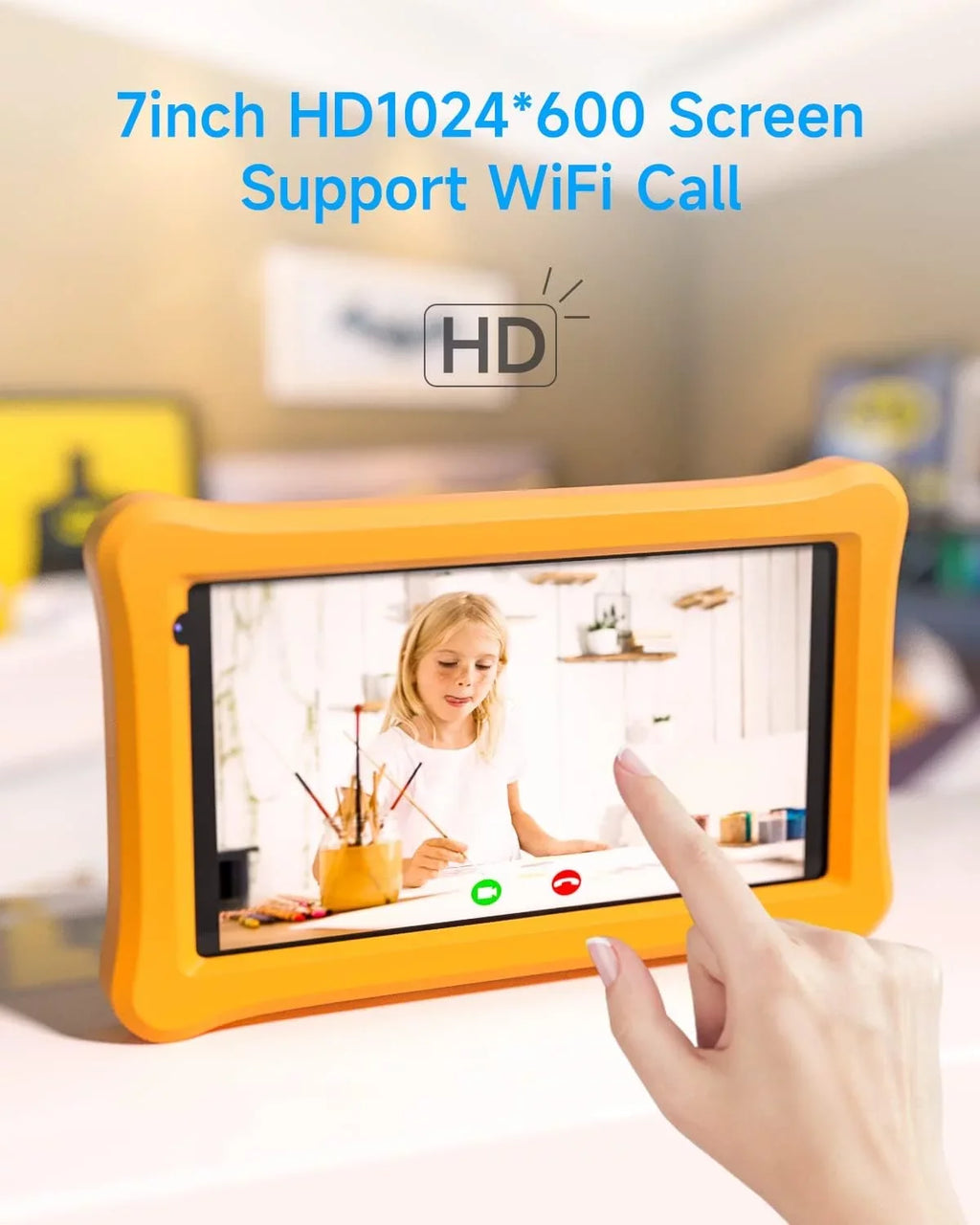 Tablet Dual 32GB Shockproof ROM 11 Android Toddler 7 Tablet inch Kids, for Camera WiFi, with Bluetooth, Learning Tablet Tablet Kids 2GB RAM Case with Case,