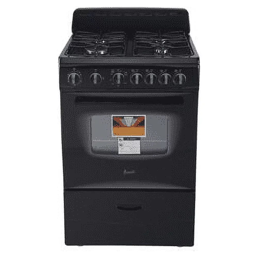 Range Black Oven, Avanti Compact in 24" (GR2415CB) Gas