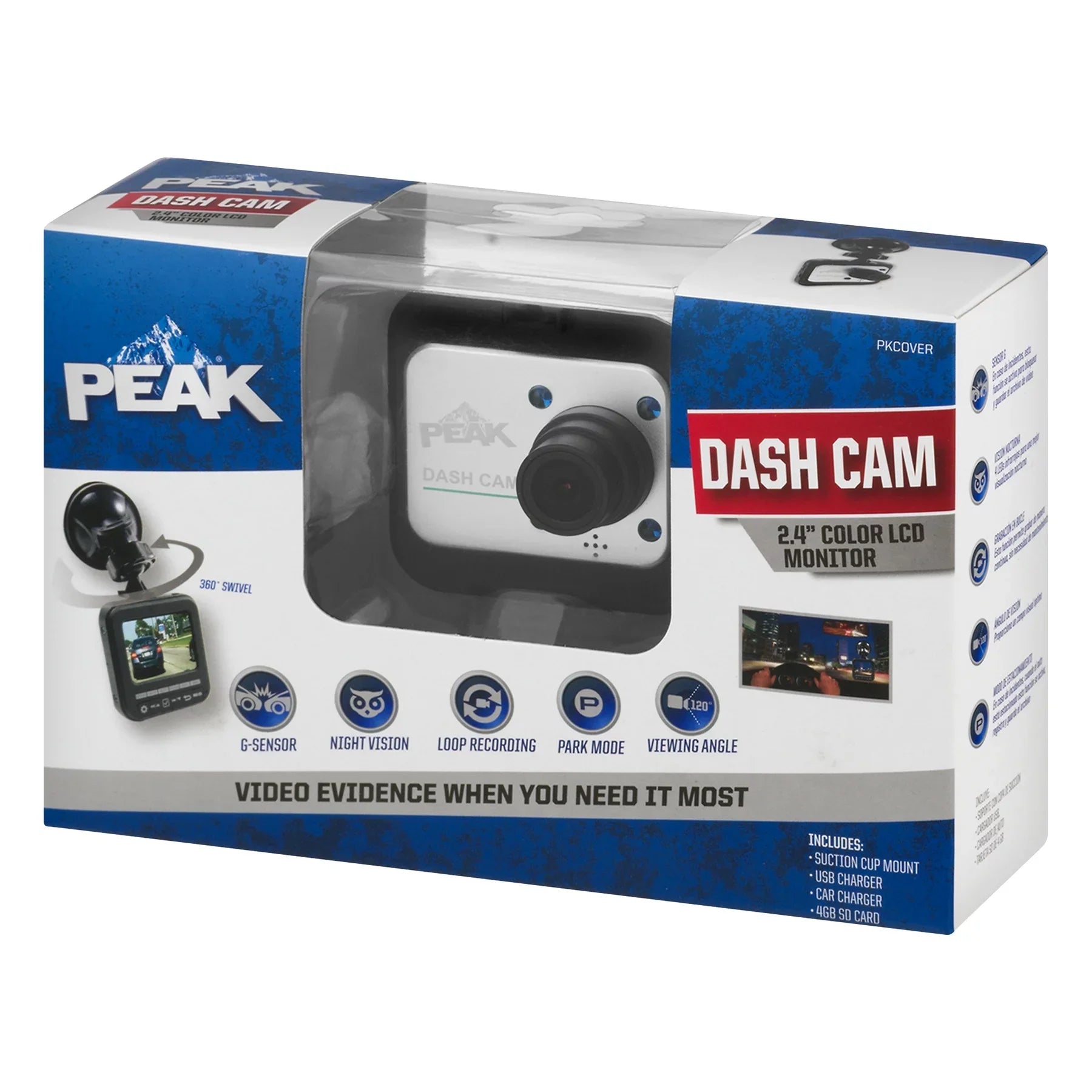 PEAK CT Dash Cam, 1.0