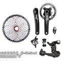 Speed Bike Crankset 1x10 Derailleurs Bike Shifter 11-50T MTB for Tomfoto Groupset Flywheel Mountain Speed Chain MTB Cassette 10