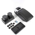 Automotive Leather Rotatable Nissan OUKANING Tiida Console Body Parts Armrest Latio Automotive For Black Box 2007-2011 Center Versa Storage