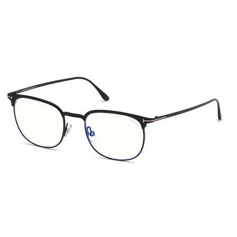 / Lenses 5549 Enamel, Block Eyeglasses FT Blue 002 -B Black Tom Matte