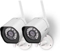 Alexa IP WiFi Wireless Security 2 Vision System Cameras Smart with Night Compatible exterior Plug-In, Pack Zmodo Camera