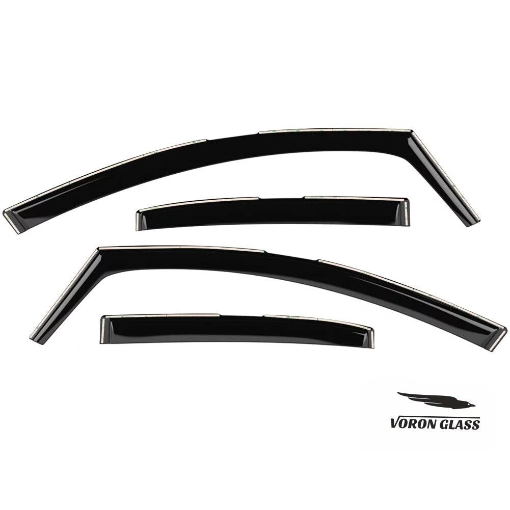 Rain Window Deflectors, Glass 200521 Pieces Durable in-Channel - Visors, Corolla for Guards 4 Voron 2020-2024 Window Vent Sedan, Extra Toyota