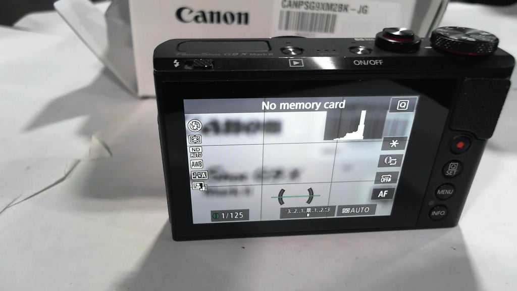 Mark X G9 II Inch L Sensor 3inch Canon PowerShot w/ Camera Compact Digital and 1