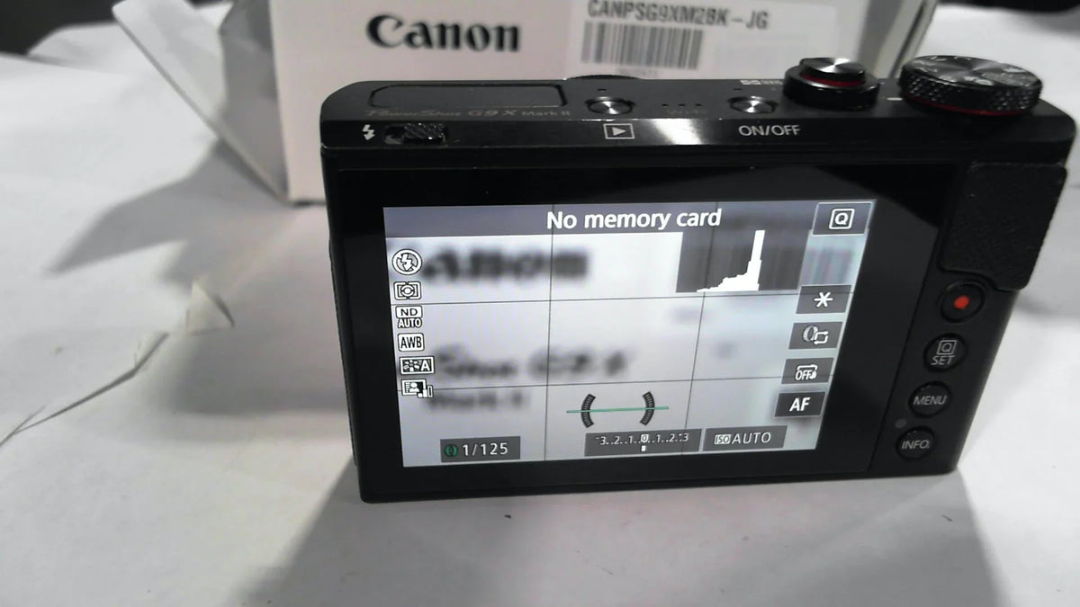 Mark X G9 II Inch L Sensor 3inch Canon PowerShot w/ Camera Compact Digital and 1