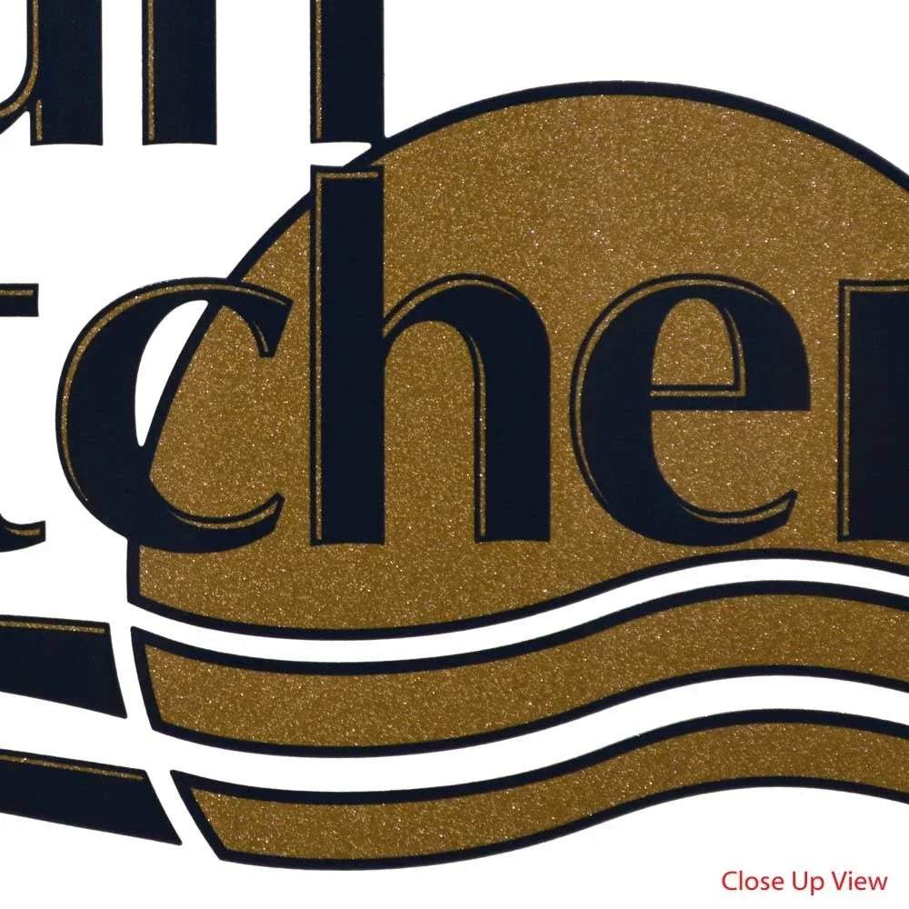 SunCatcher 73404673 | Boat Gold Logo Decal Navy Sticker
