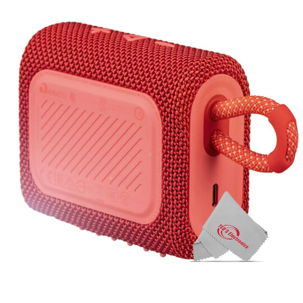 Waterproof Bluetooth Go Portable 3 Red Speaker JBL