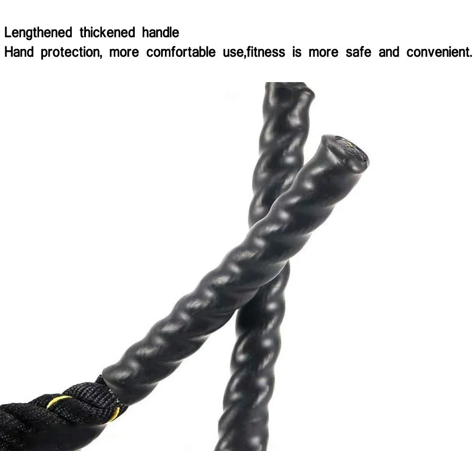 width Strength & Weight Undulation Heavy Cardio, Ropes - Polydac Gym Training, Cross Rope: Length, NK 49.2ft 1.5'' Conditioning Battle Training Heavy & Training