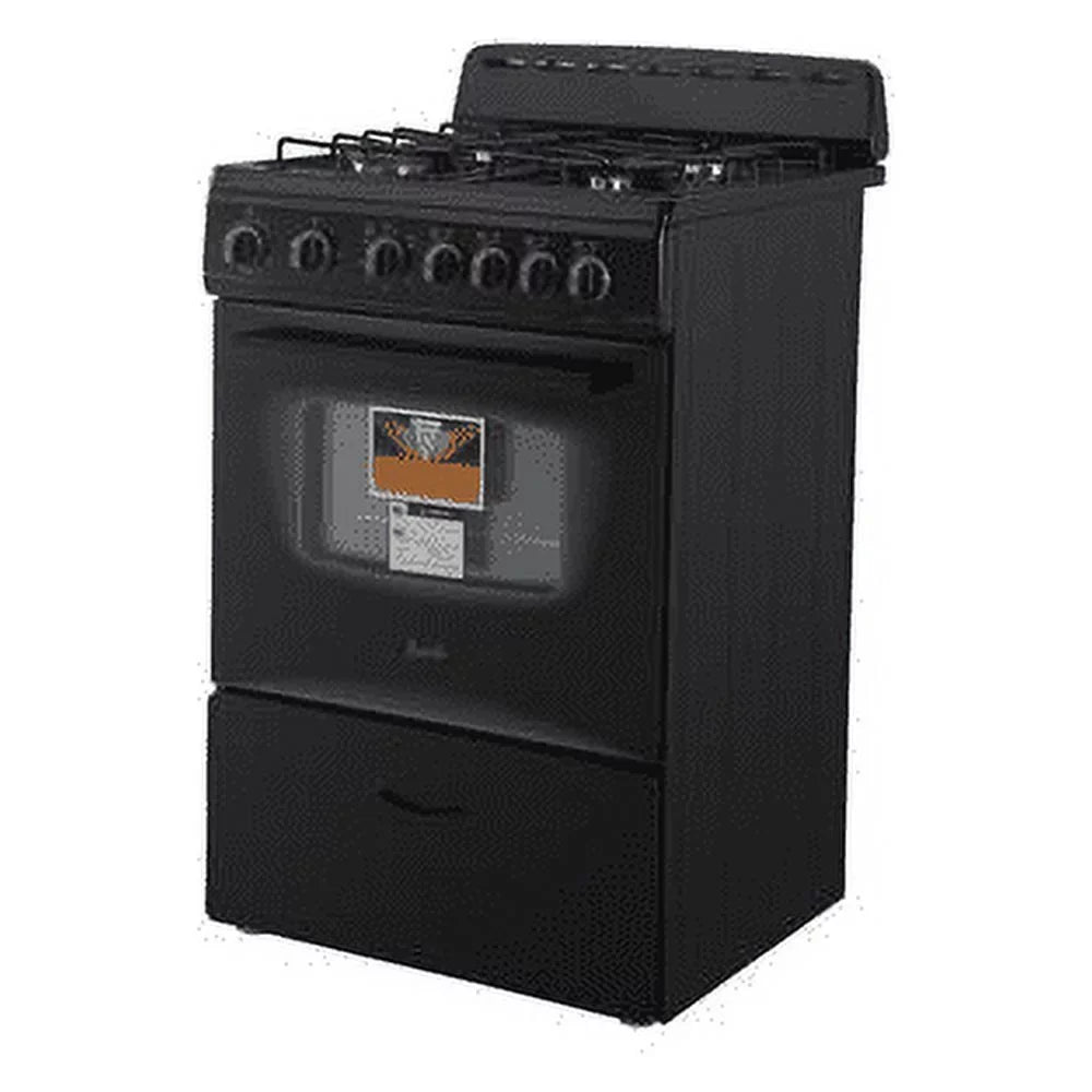 Range Black Oven, Avanti Compact in 24" (GR2415CB) Gas