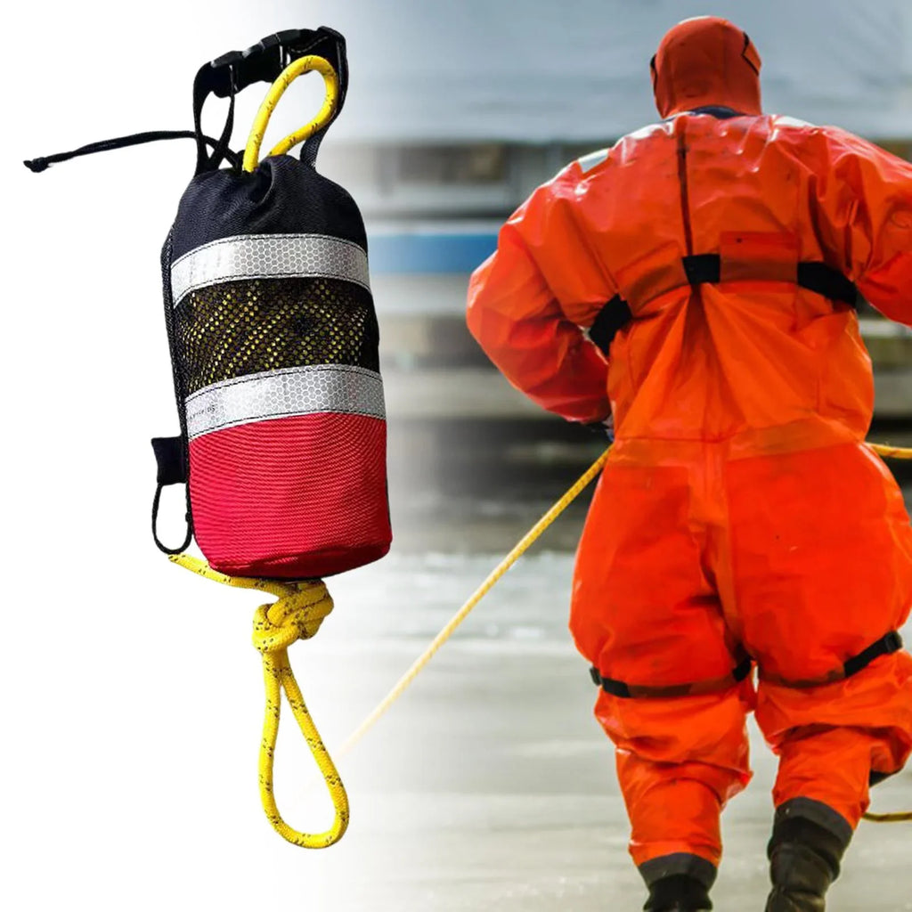 Throwable liquid Throwline for Throw Device Flotation Throw Bag Rope Kayaking Throw Bag Floating Raft for Rescue AMLESO Rope with Bag