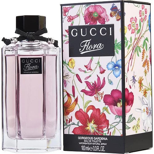 '+0.067Fl. de for cci_ Eau Women Gardenia 2ML Perfume / OZ. Toilette, Flora Gorgeous 100ml/3.3oz Gu