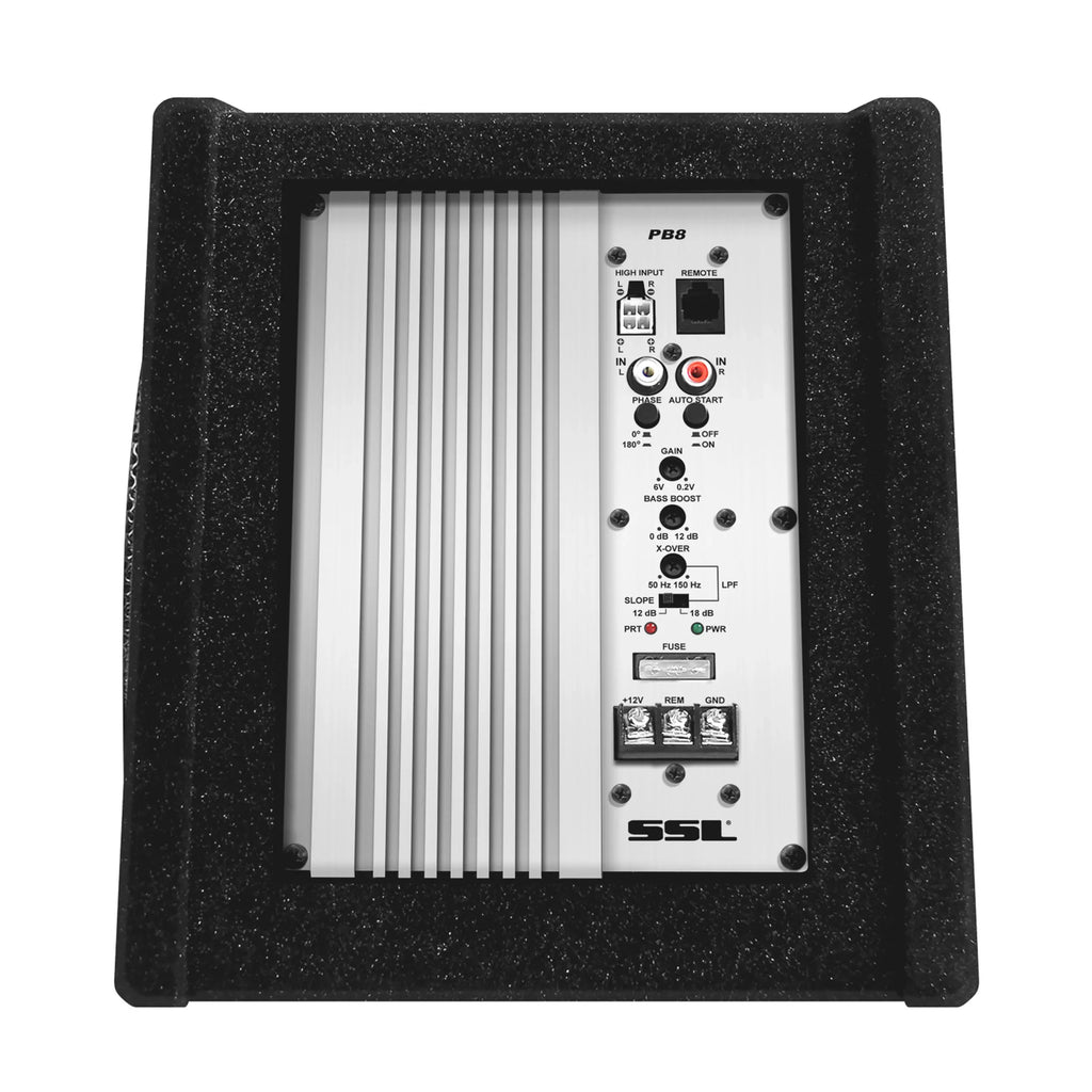 Powered and Remote Car Passive Subwoofer Control, 8 Inch Subwoofer Storm – Sound Amplified Amplifier, Truck, PB8 Audio Radiator, Boxes Laboratories Built-in Enclosures For Package