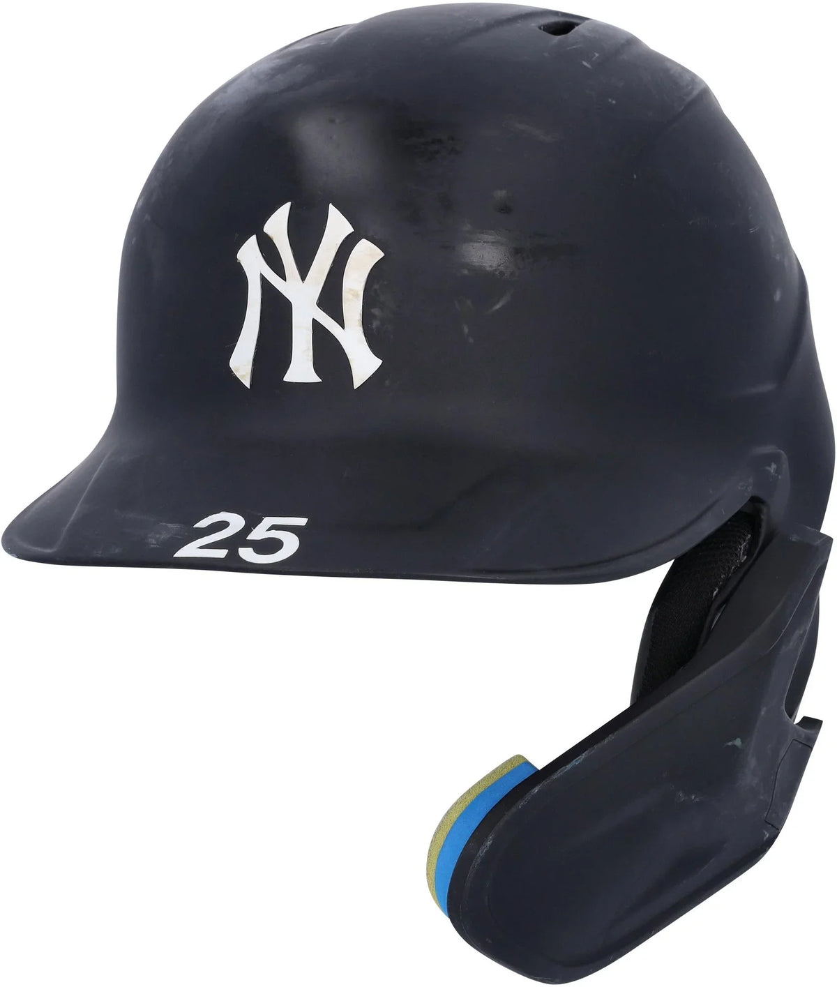 and April 2022 Worn 10 #25 Certified During Games Game-Used - Helmet 22, Navy 8, York October 15, Fanatics Played New Gleyber September Torres Authentic 30, Batting on June Yankees