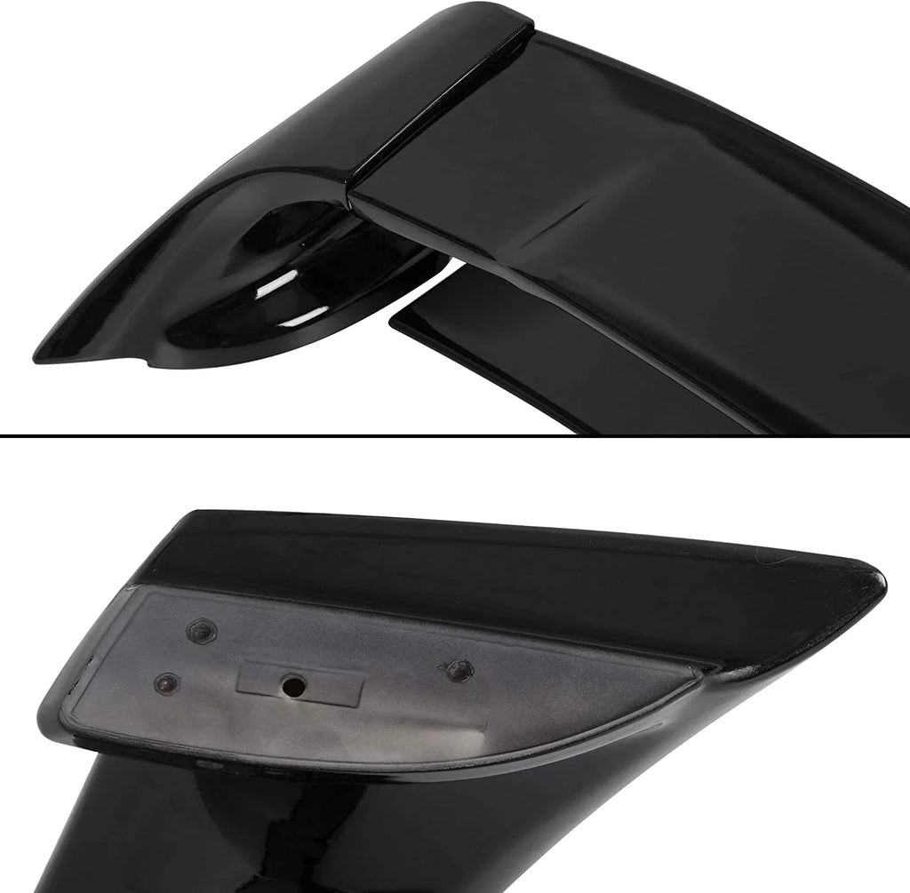 Gloss with Trunk Sedan Spoiler 2006-2011 Rear Honda Wing Wing Civic Painted ABS Door Black Compatible Spoiler Trunk 4