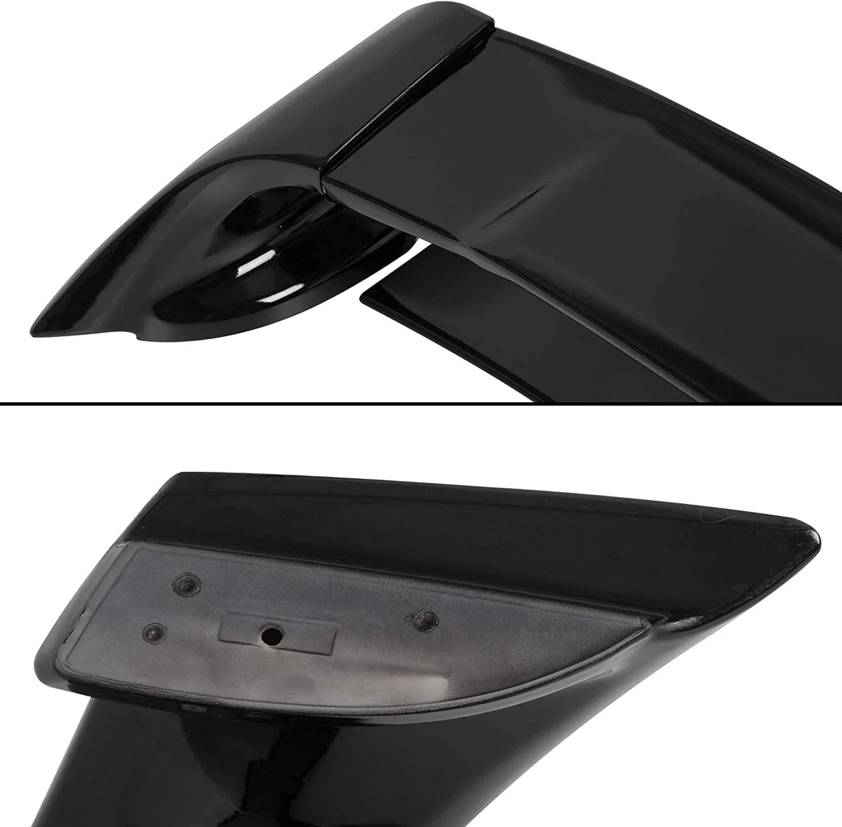Gloss with Trunk Sedan Spoiler 2006-2011 Rear Honda Wing Wing Civic Painted ABS Door Black Compatible Spoiler Trunk 4