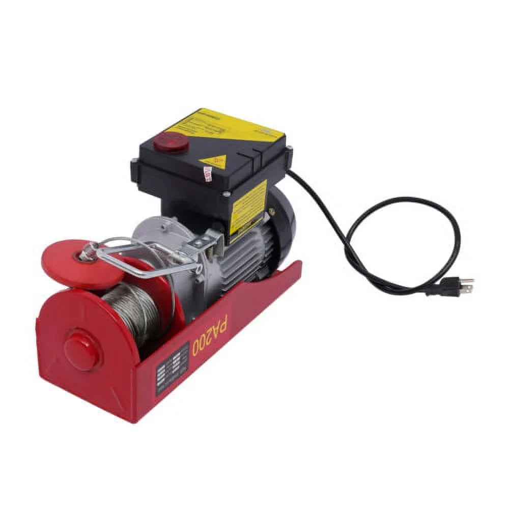 Professional Wireless Control Remote Crane Electric With LBS Hoist Winch 440