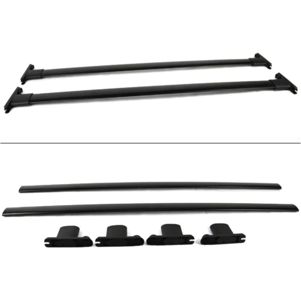 Rack 2Pc Explorer For Utility Black Police Aluminum Bar Interceptor Roof