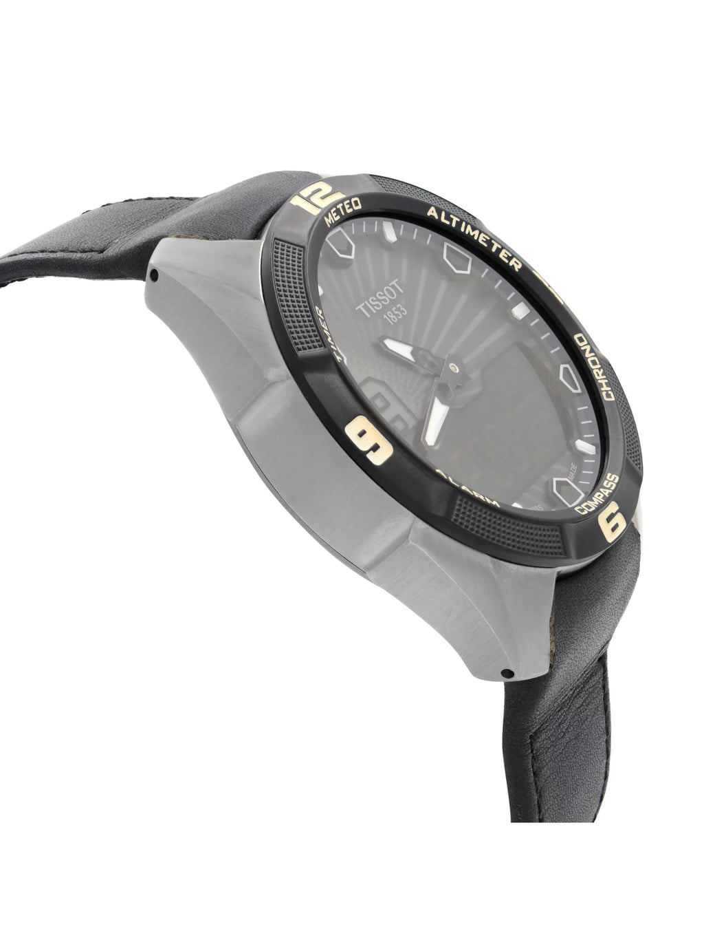 Tony T091.420.46.061.00 Watch Tissot Men Parker Expert T-Touch Solar Black Dial