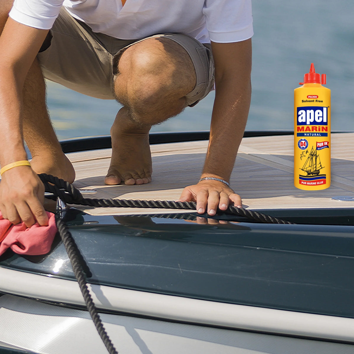 For RVs Natural Glue 16 and oz. and Marine Pack) PU Below Boats Adhesive Above the Glue Polyurethane for (1 Waterproof Bottle Waterline