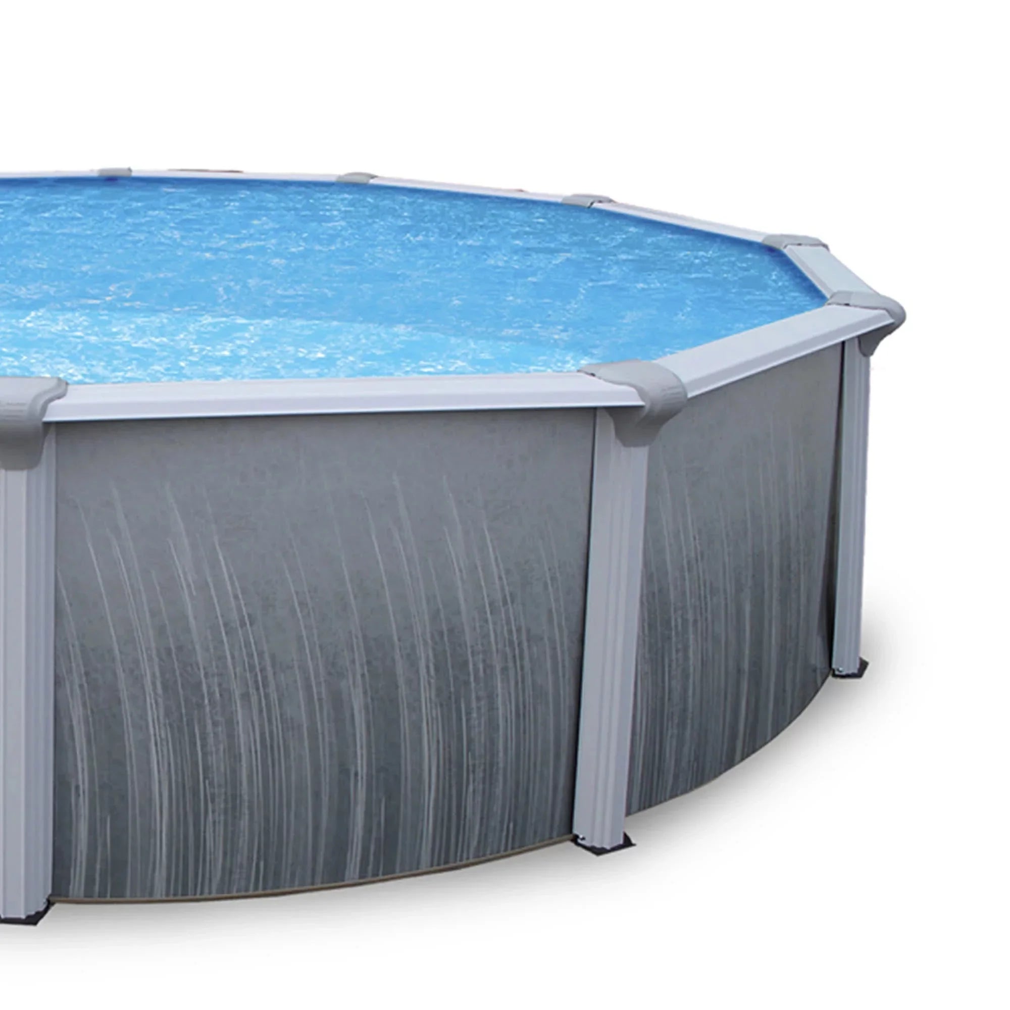 Martinique Rail Steel Round With Pool 18' Top Bluewave 52-In 7-In