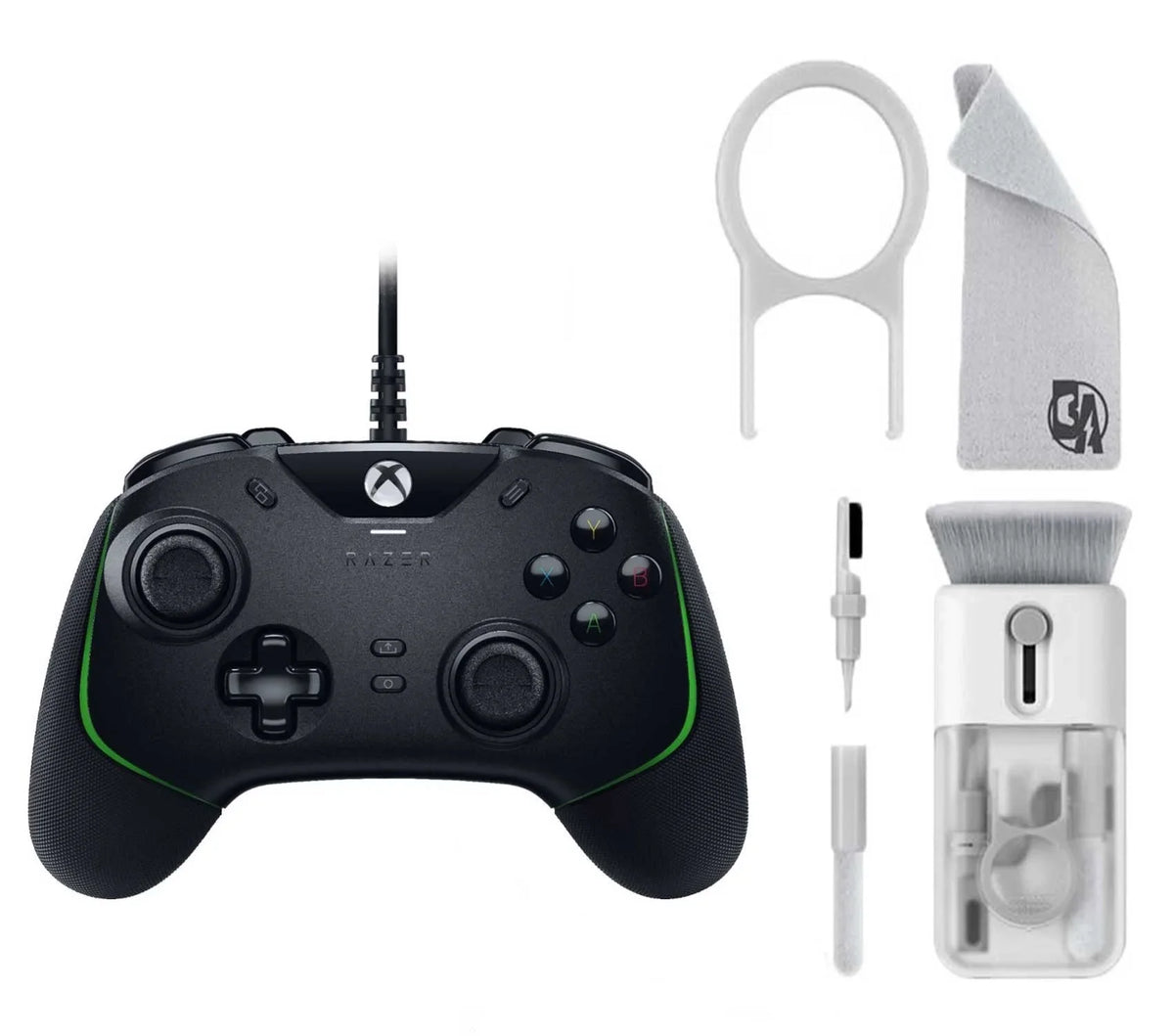 '- Remappable with kit Controller Xbox Wolverine Razer With Black V2 One, Electric Wired Series Bolt for X|S, Axtion Front-Facing Bundle Xbox PC Gaming Cleaning Like - Buttons New