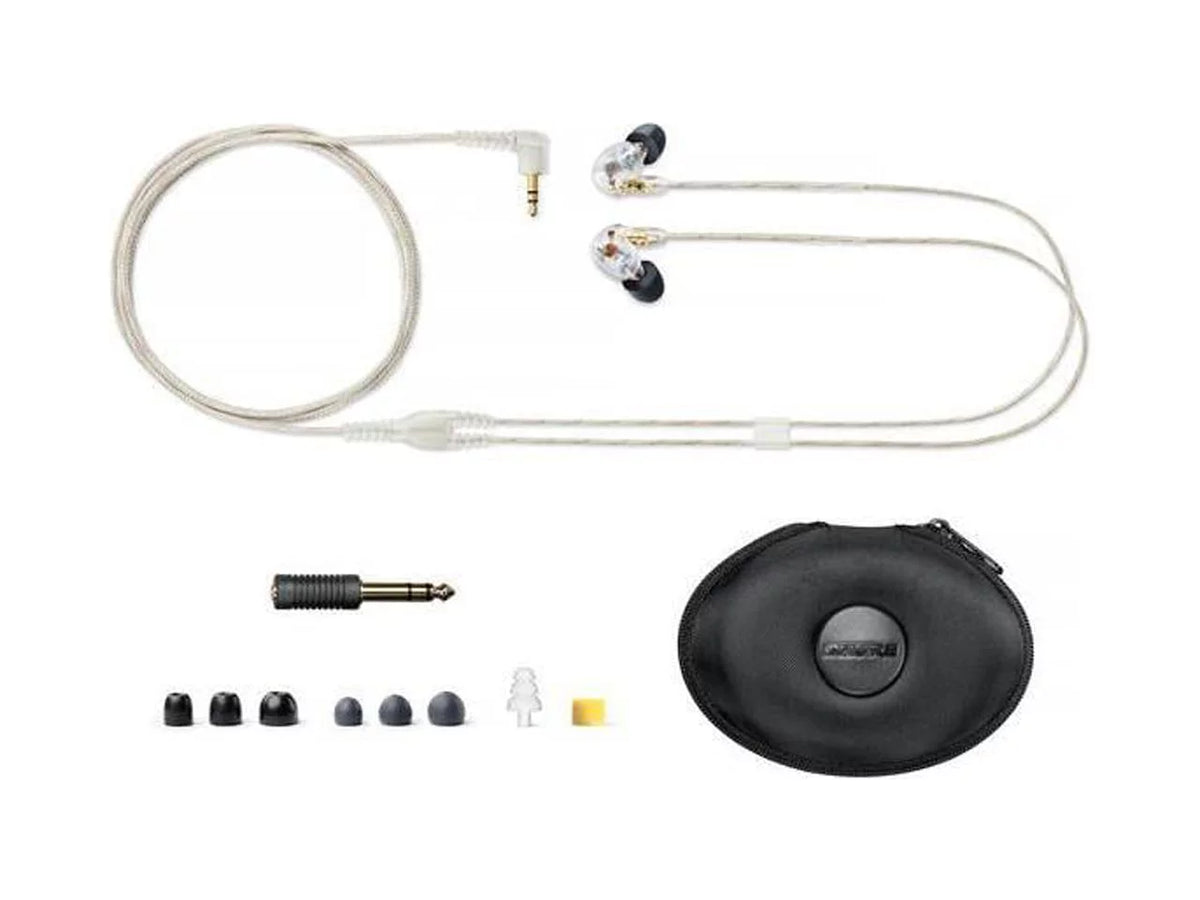 Clear In-Ear Driver Earphones - Dual Sound Shure Isolating SE425 Pro