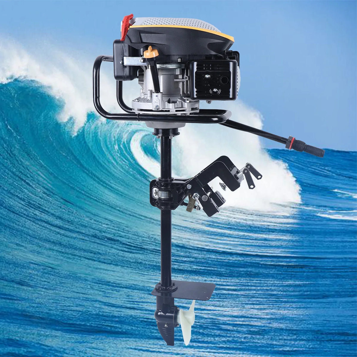 Ignition Fishing Motor Cooling 4 9 Duty with Miumaeov CC Marine Engine Single r/min HP TAS System Engine Cylinder Boat Boat Heavy 3600 Engine Stroke Air 225 Outboard