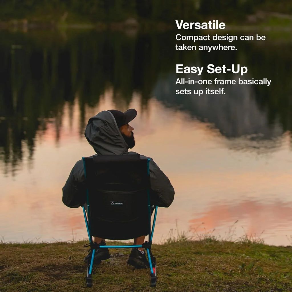 Rainbow Chair, YUNWEN Camping High-Back, with Collapsible Two Bandana, Pockets Ultralight, Chair