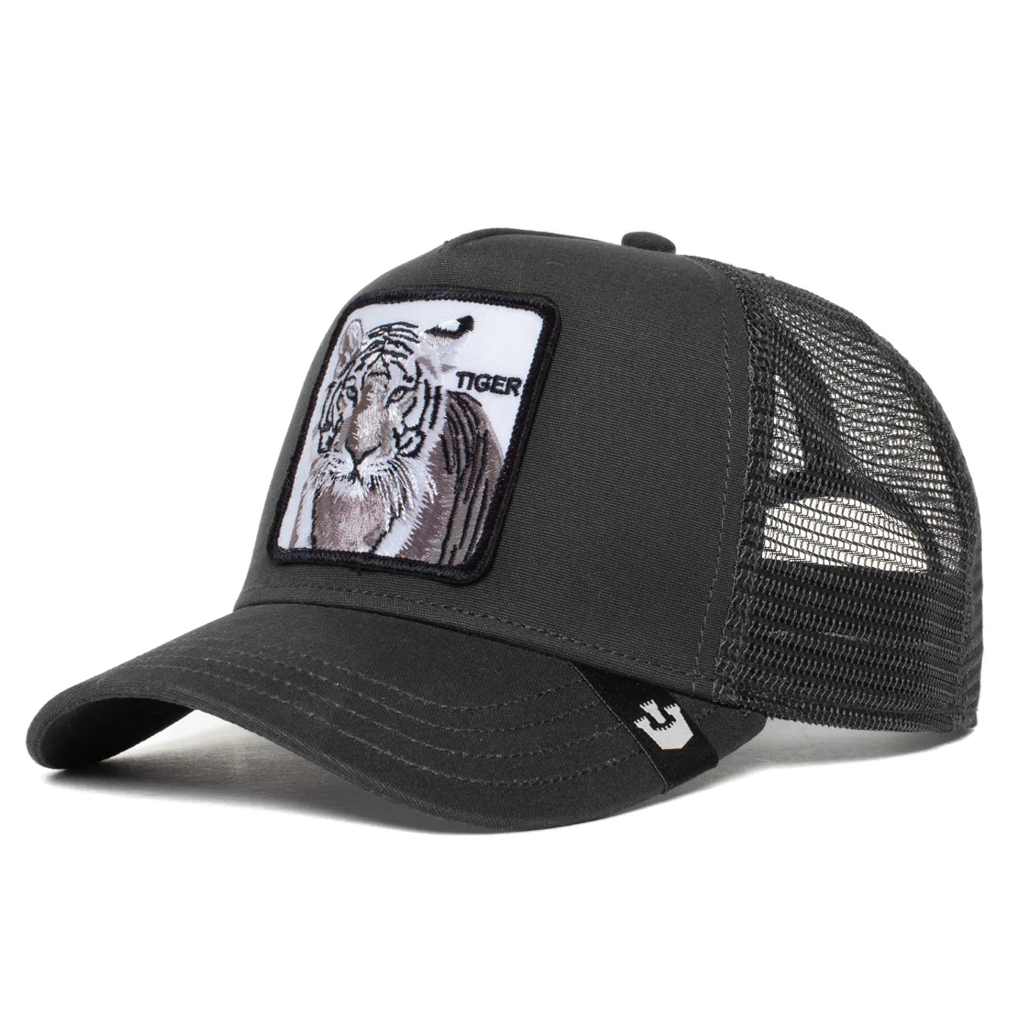 One Farm Tiger), Snapback Bros. (White Original Trucker Adjustable Hat, dimension Goorin Black The Unisex