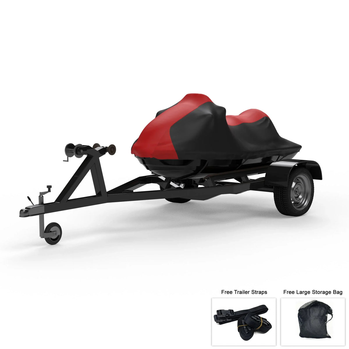/ Straps climate Color - SC Includes Cover Storage UV SEA GTX And Trailerable 2005 DOO Rays, Weatherproof More! For Protects All Trailer Sun, RED And from - - Ski Jet Black Rain, Bag -