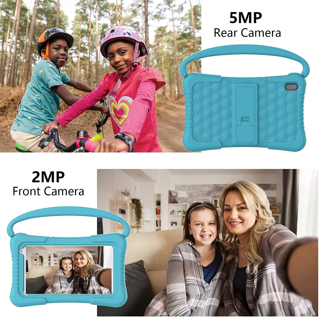 Dual Parental Tablet 32G Camera inch Kid-Proof for 2GB Kids Tablet Educational with Tablets Kids Games RAM Software Tablet Android Kids Toddler 7 Control, 11 Netflix. Pre-Installed YouTube WiFi Kids