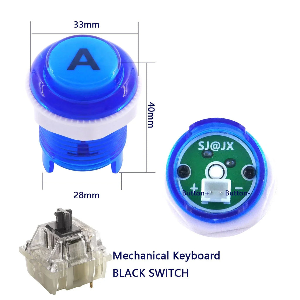 MAME Gamepad Encoder for 8way Game Controller Cherry SJ@JX Switch Raspberry PS3 Arcade Joystick Button Player Retropie 2 Pi PC Microswitch Nintendo MX USB
