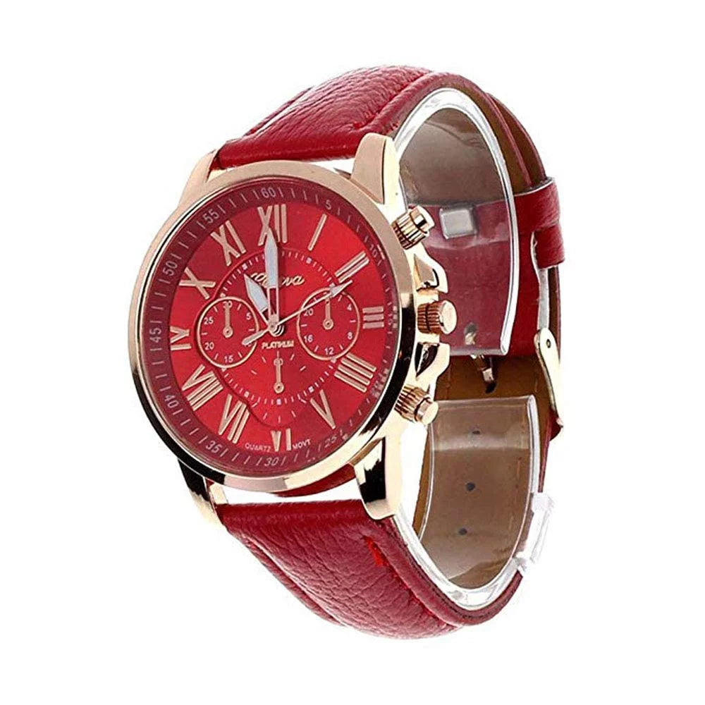 Watch Ladies Analog Numerals Pack Set Men Weicam Girls Leather PU Wrist Watches Assorted Fashion Women Roman 10 for Wholesale Unisex Quartz