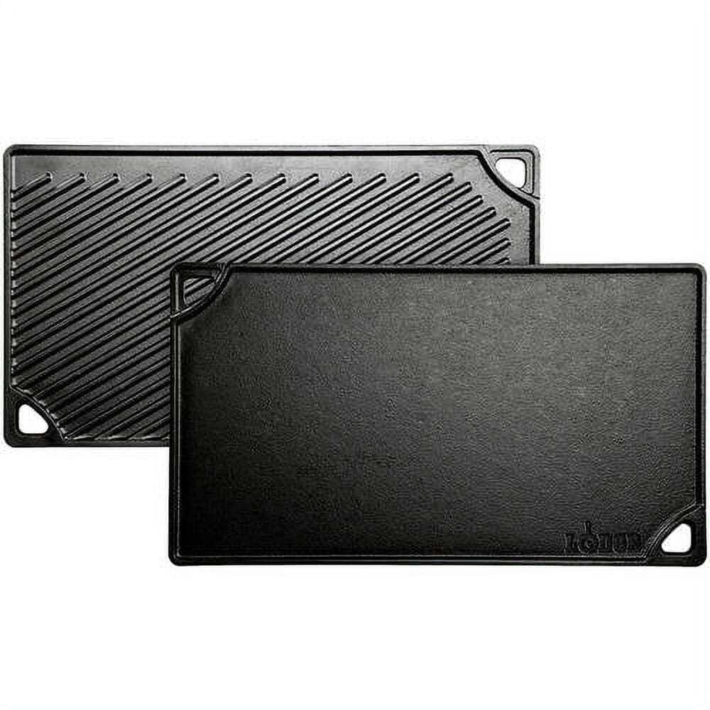 Double Lodge Cast Sided Grill/Griddle Iron Seasoned