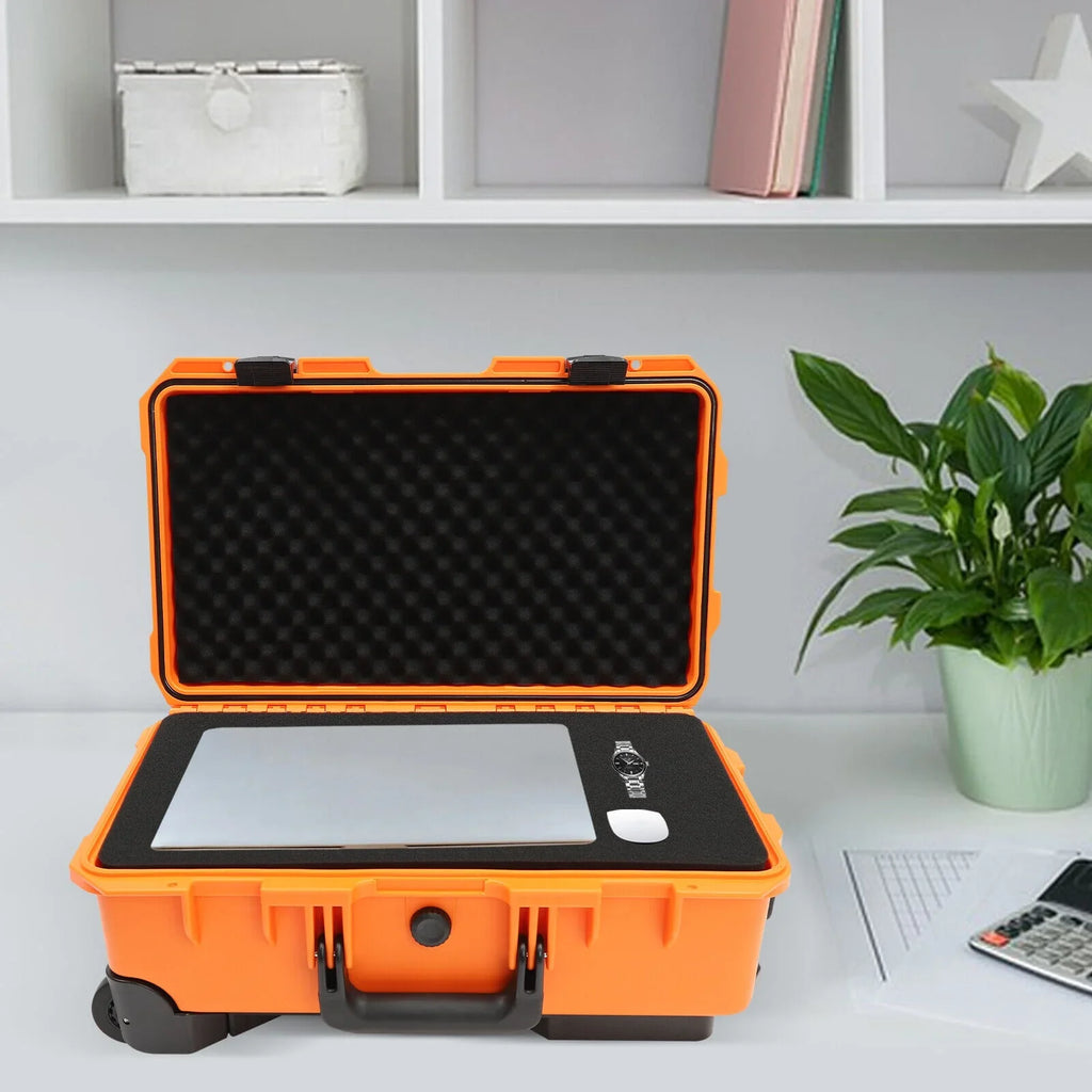 Box 22" Camera Storage Carry Roller Case Camera Waterproof Protect Case Box